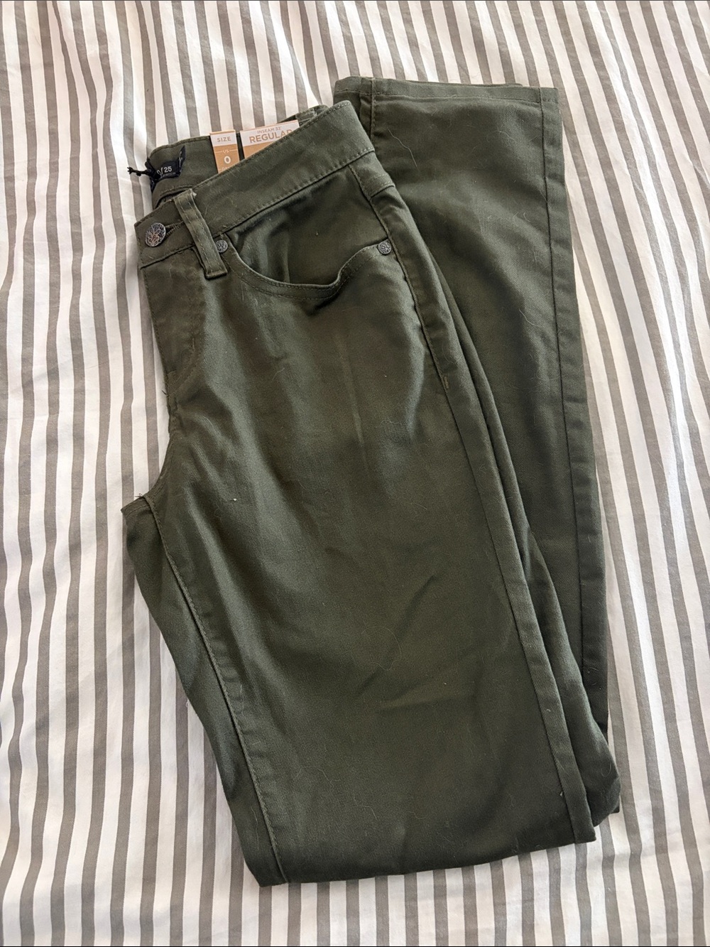 Prana Dark Olive Green Kayla Pant